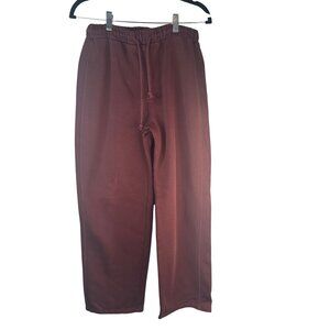 2/$30 ZARA Vibrant Brown Small Elastic Waist Drawstring Pants Cotton Blend